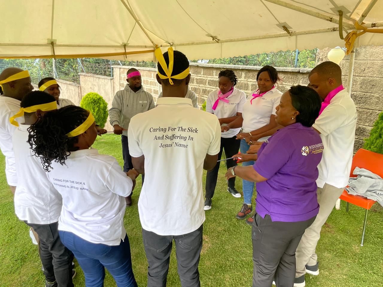 Group counselling and debriefing session